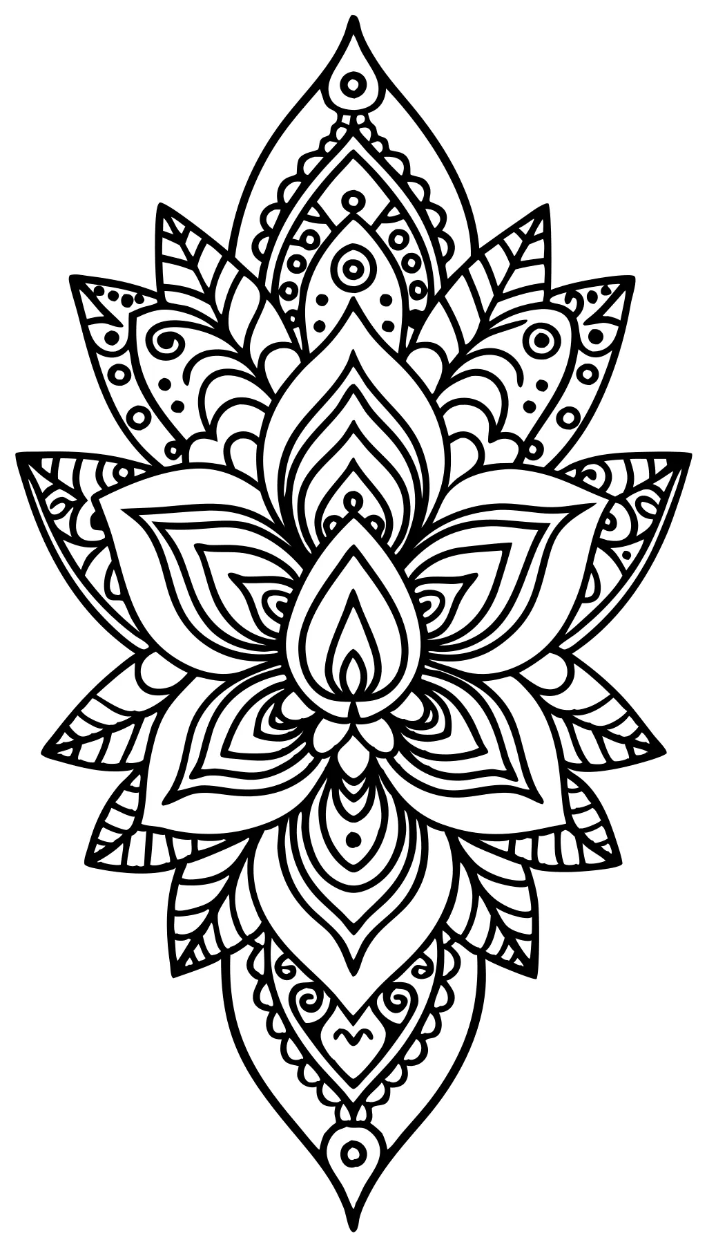 coloriage zentangle